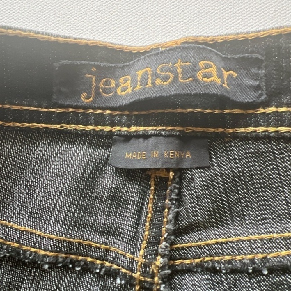 NWT Jeanstar Elle Jeans Bootcut‎ Womens Sz 12 Black Denim Classic 🔥 (R) - Picture 7 of 10
